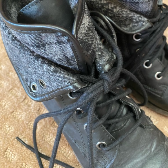 Lace-Up Combat Boots - Picture 3 of 5